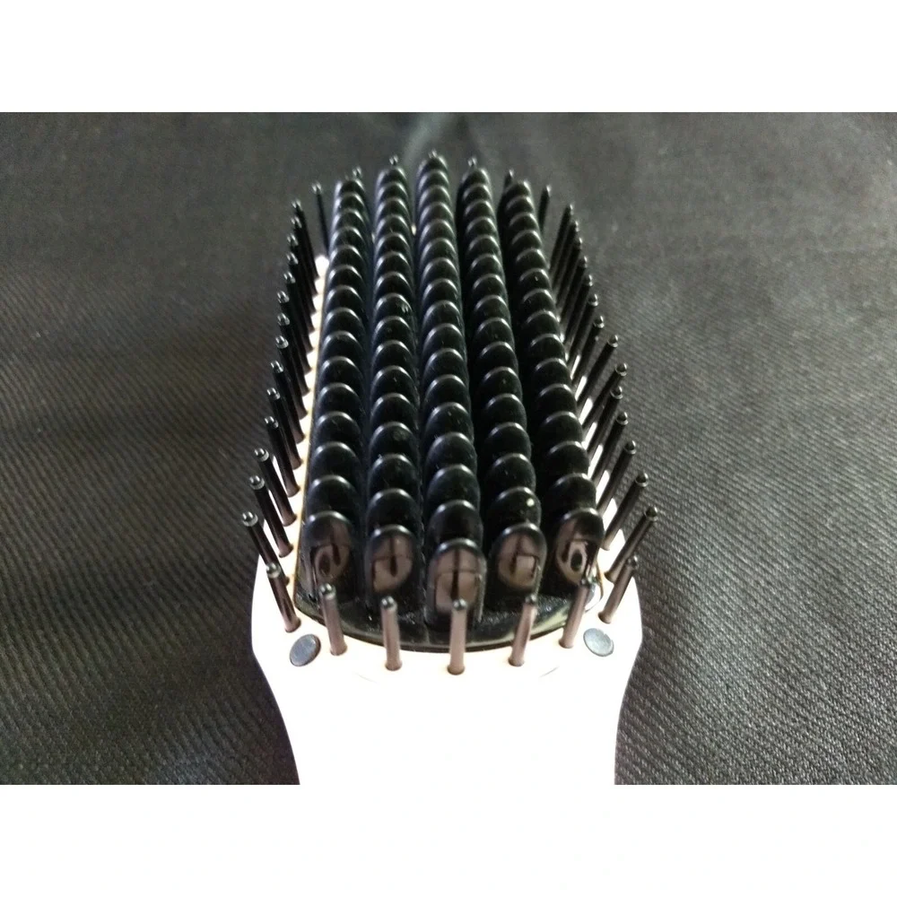 L'ange Hair‎ Straightening Brush Pink Ceramic Heated Styling Tool